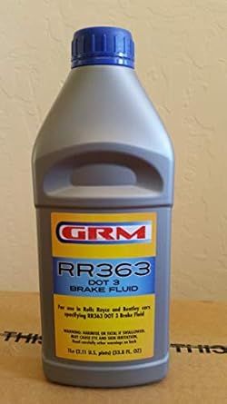 RR363 Heavy Duty Brake Fluid - 1 Liter Bottle